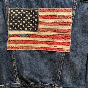 Ralph Lauren Polo USA Flag jean jacket